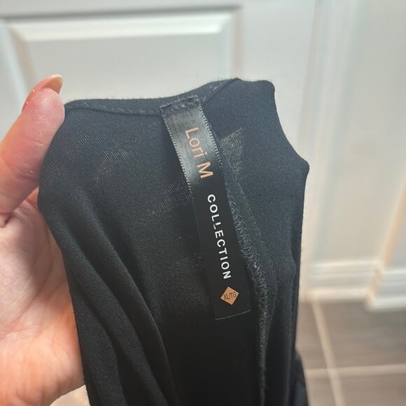 Lori M Collection XL Black Stretch Women’s Dress - Picture 3 of 6